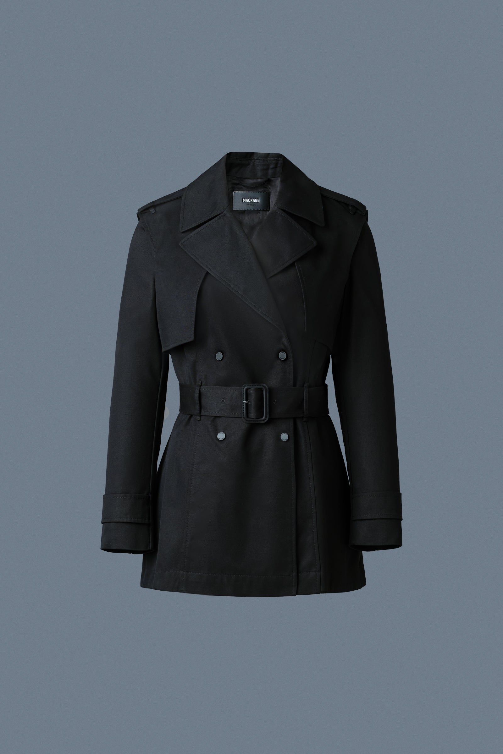 mid length trench coat mens