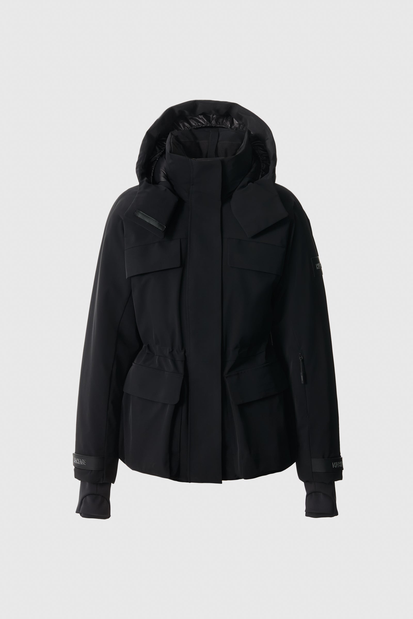 DAISY LIN ディジーリン極美品Flare Jacket (Black) ICLYN-RZ Medium Down ski jacket - removable hood for Women