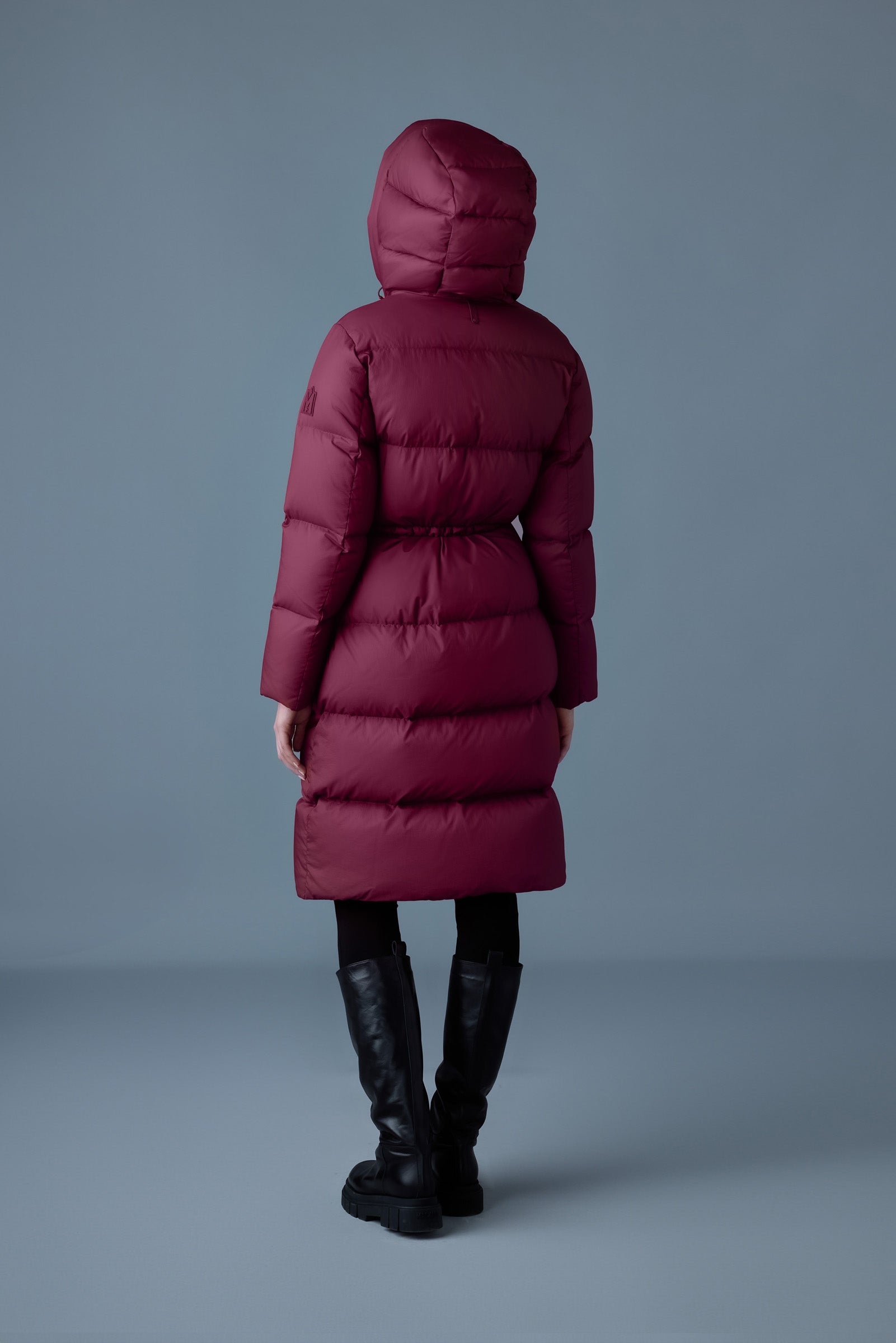 ISHANI-SW softwash long Down coat with hood for Women | Mackage® UK