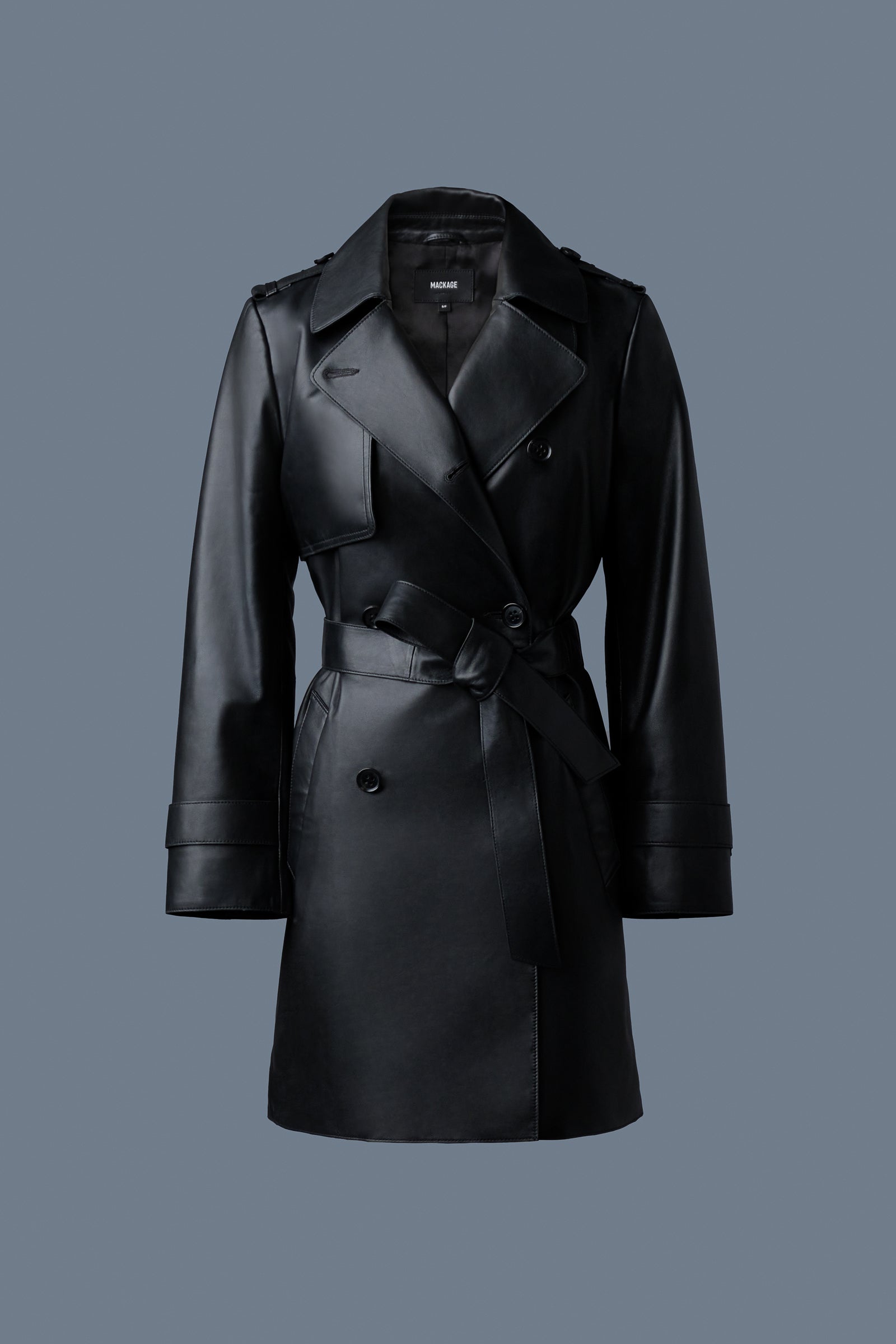 Ladies leather trench coats uk hotsell
