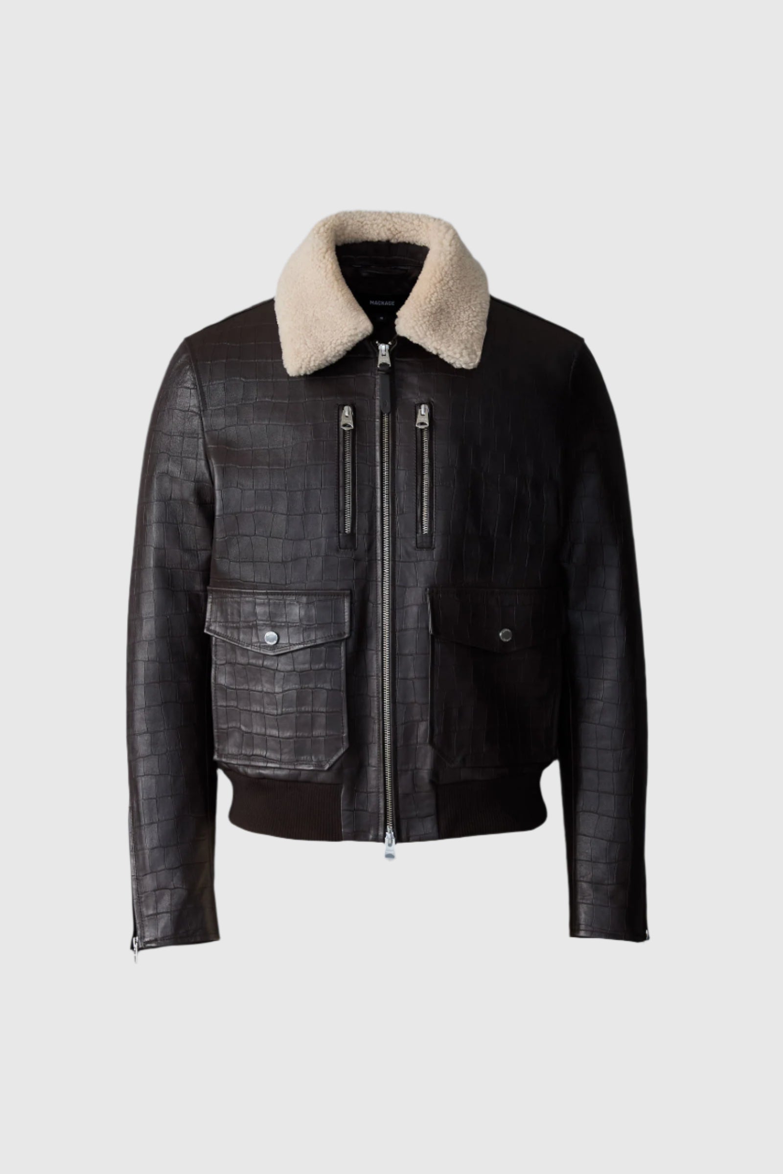 CHANCE-NV Croc-Embossed Leather Jacket for Men | Mackage® UK CHANCE-NV Croc-Embossed Leather Jacket for Men | Mackage® UK