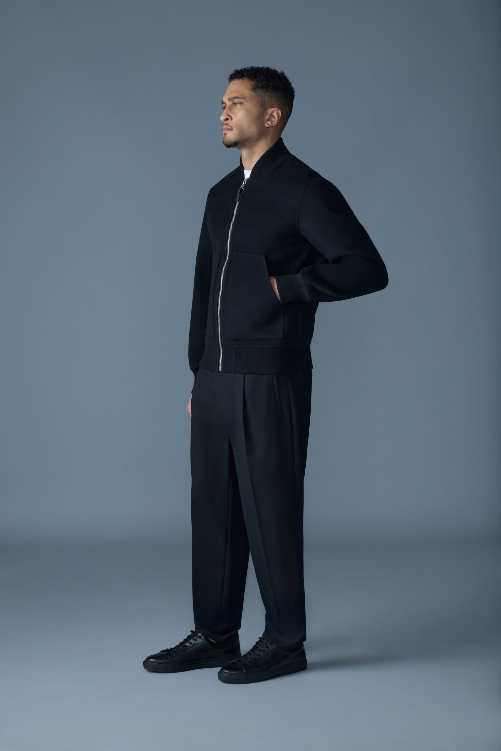 EMILIO-W - Wool Bomber Jacket for Men | Mackage® UK