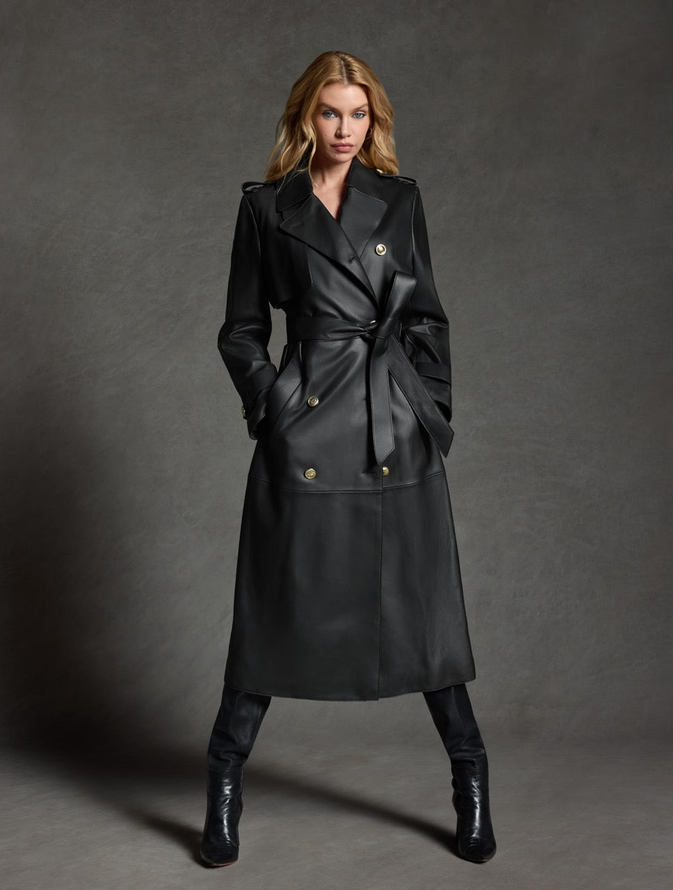 GAEL-V Double-Breasted Trench for Women | Mackage® UK