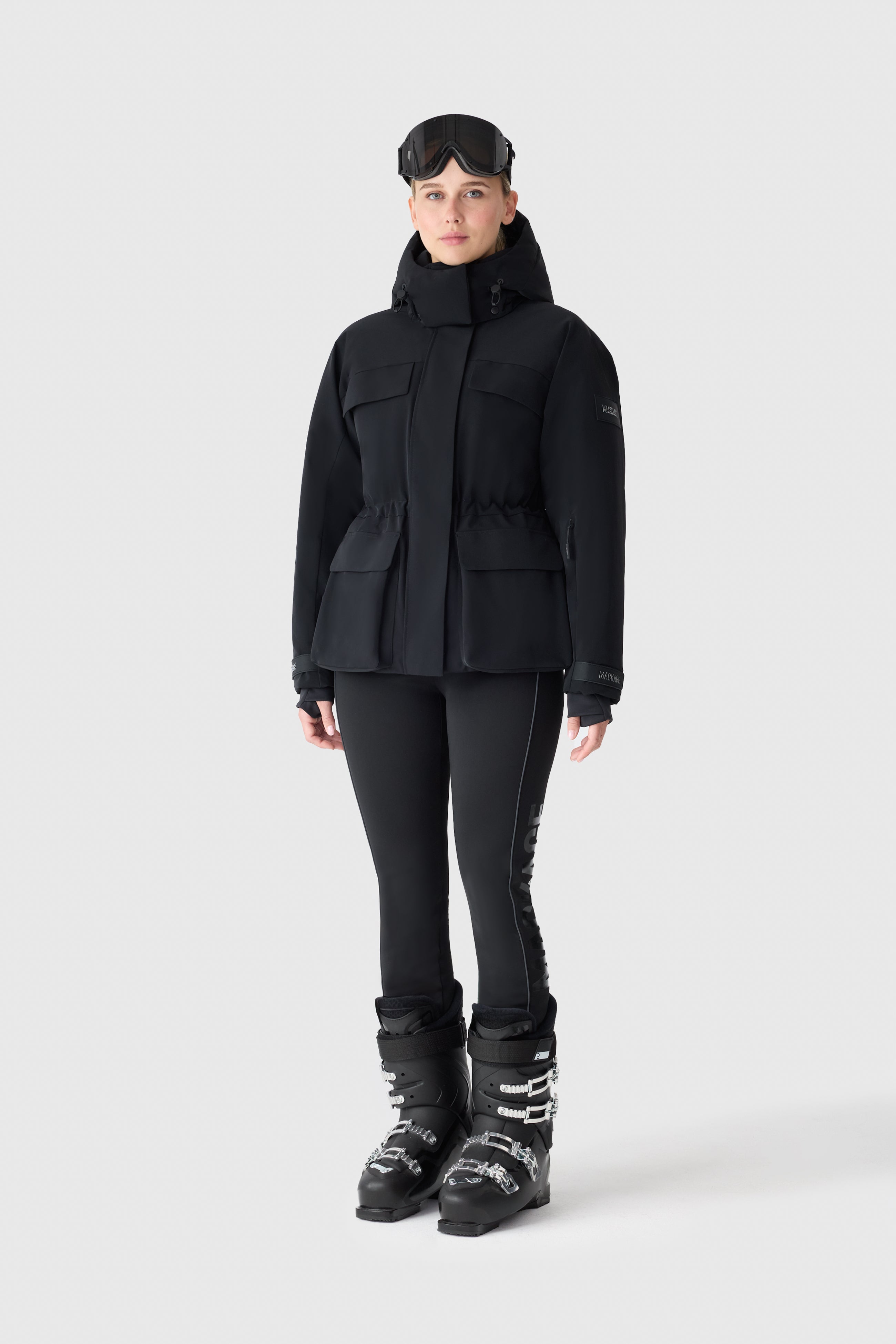 ICLYN-RZ Medium Down ski jacket - removable hood for Women