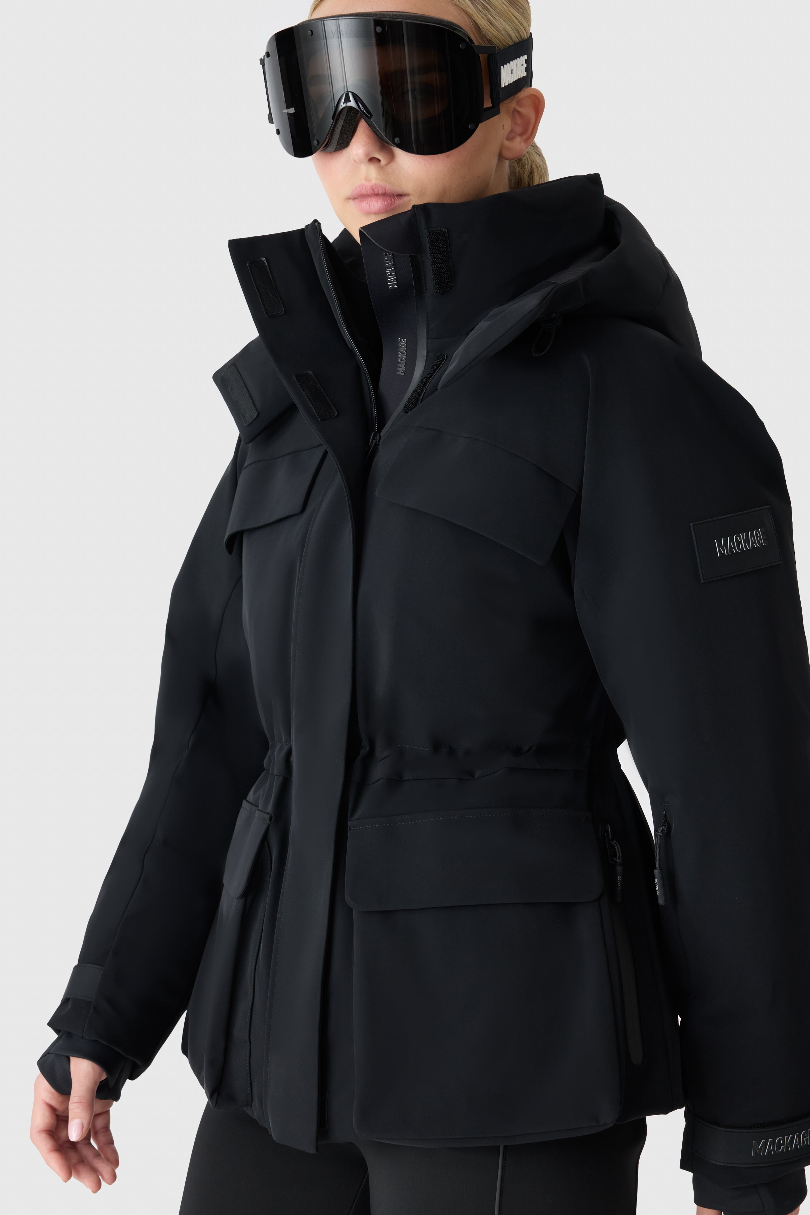 ICLYN-RZ Medium Down ski jacket - removable hood for Women