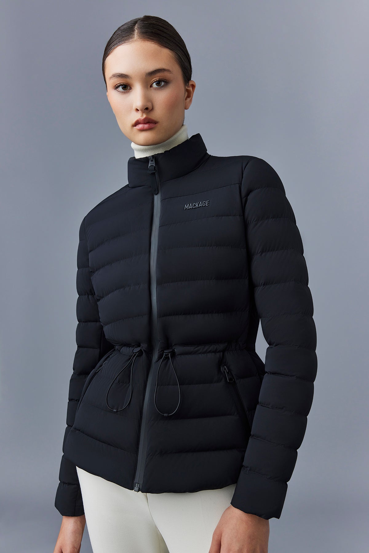 JACEY-CITY Light Down jacket with stand collar for Women | Mackage® UK
