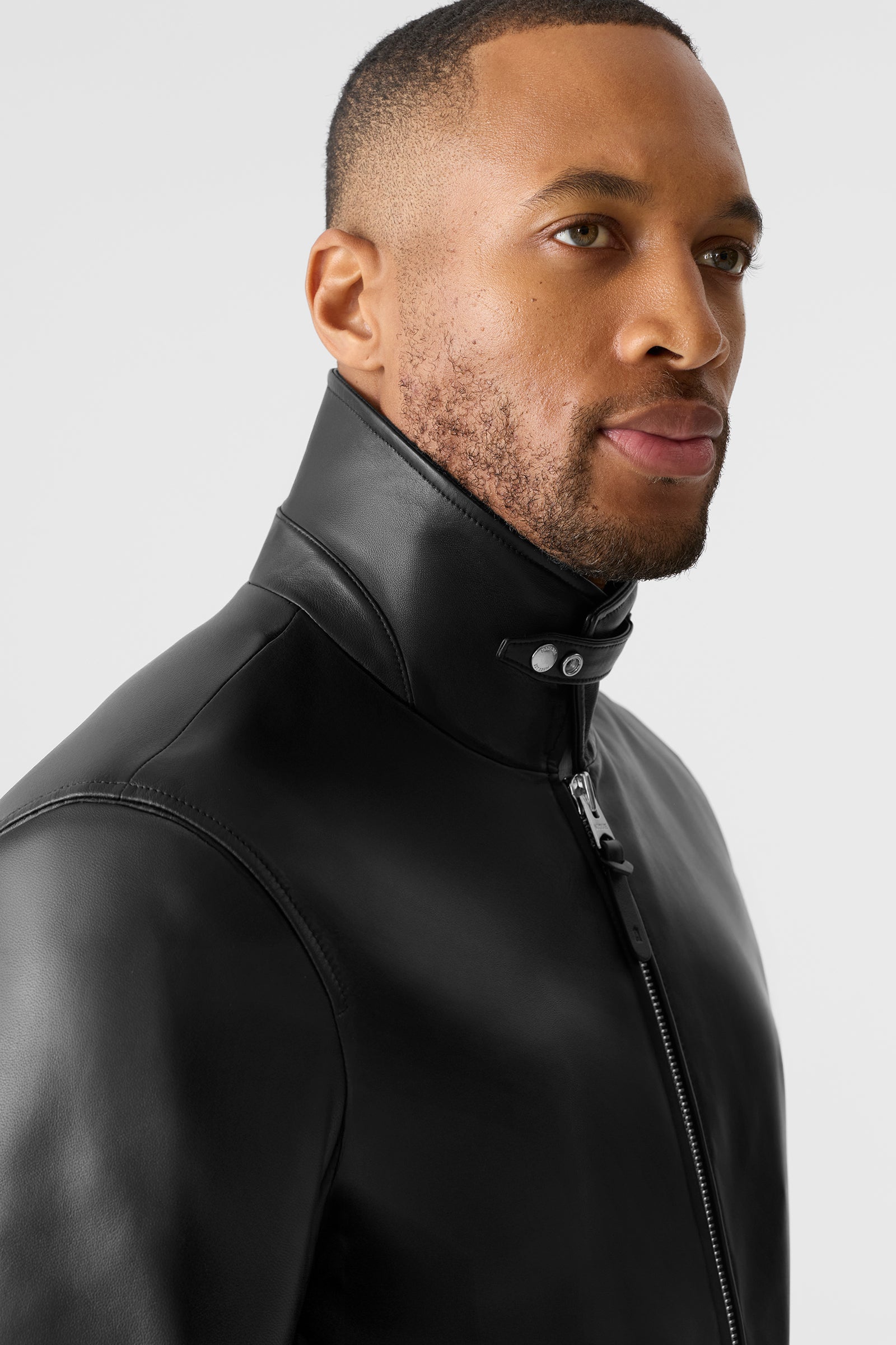 JAKARI Leather Zip Jacket for Men | Mackage® UK