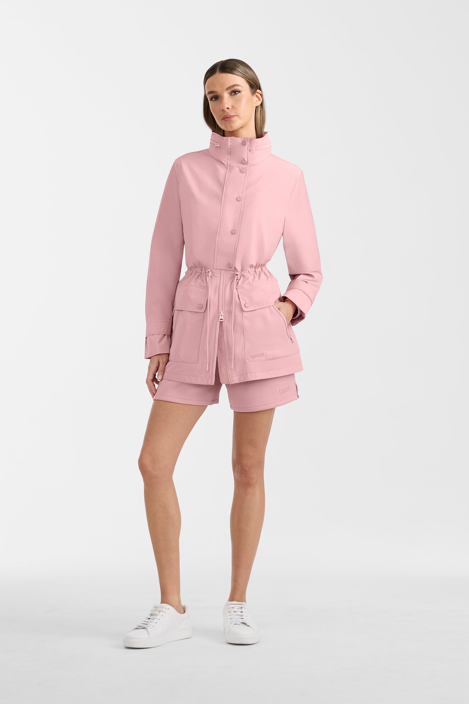 KERYN-Z Medium-Length Rain Jacket for Women | Mackage® UK