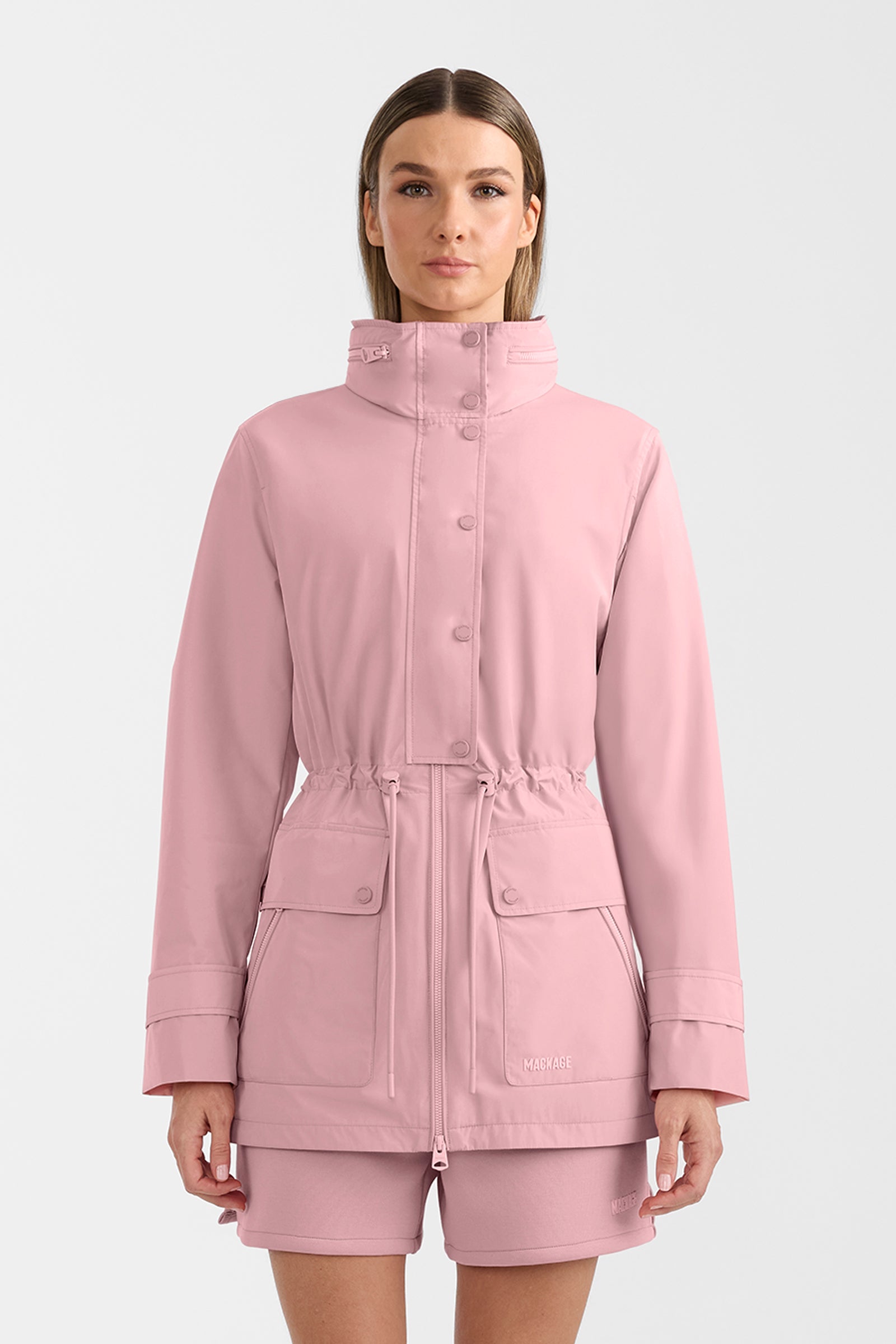 KERYN-Z Medium-Length Rain Jacket for Women | Mackage® UK