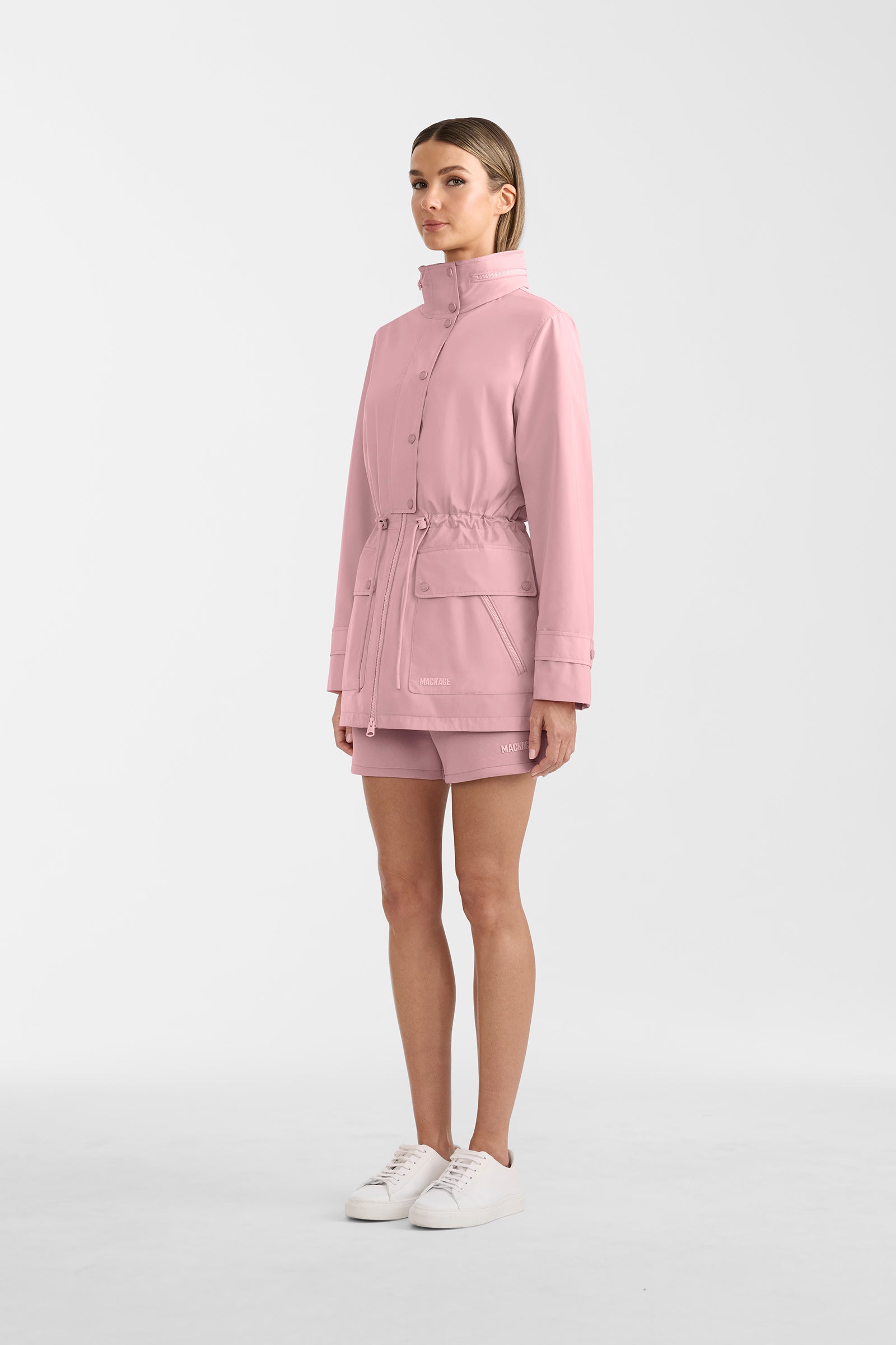 KERYN-Z Medium-Length Rain Jacket for Women | Mackage® UK