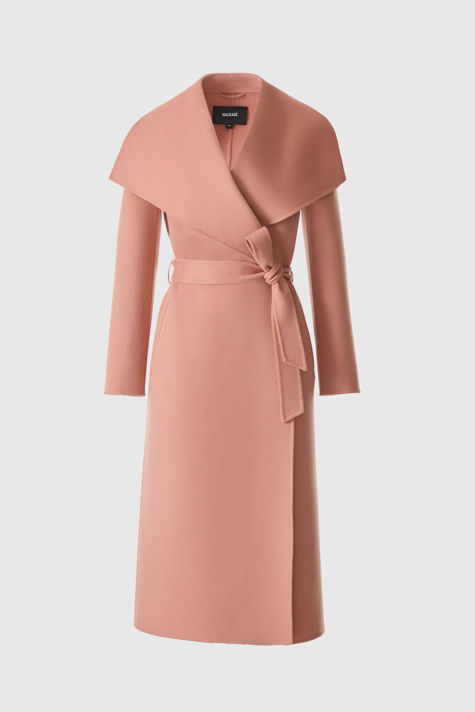 MAI-CN Double-face wool wrap coat for Women | Mackage® UK