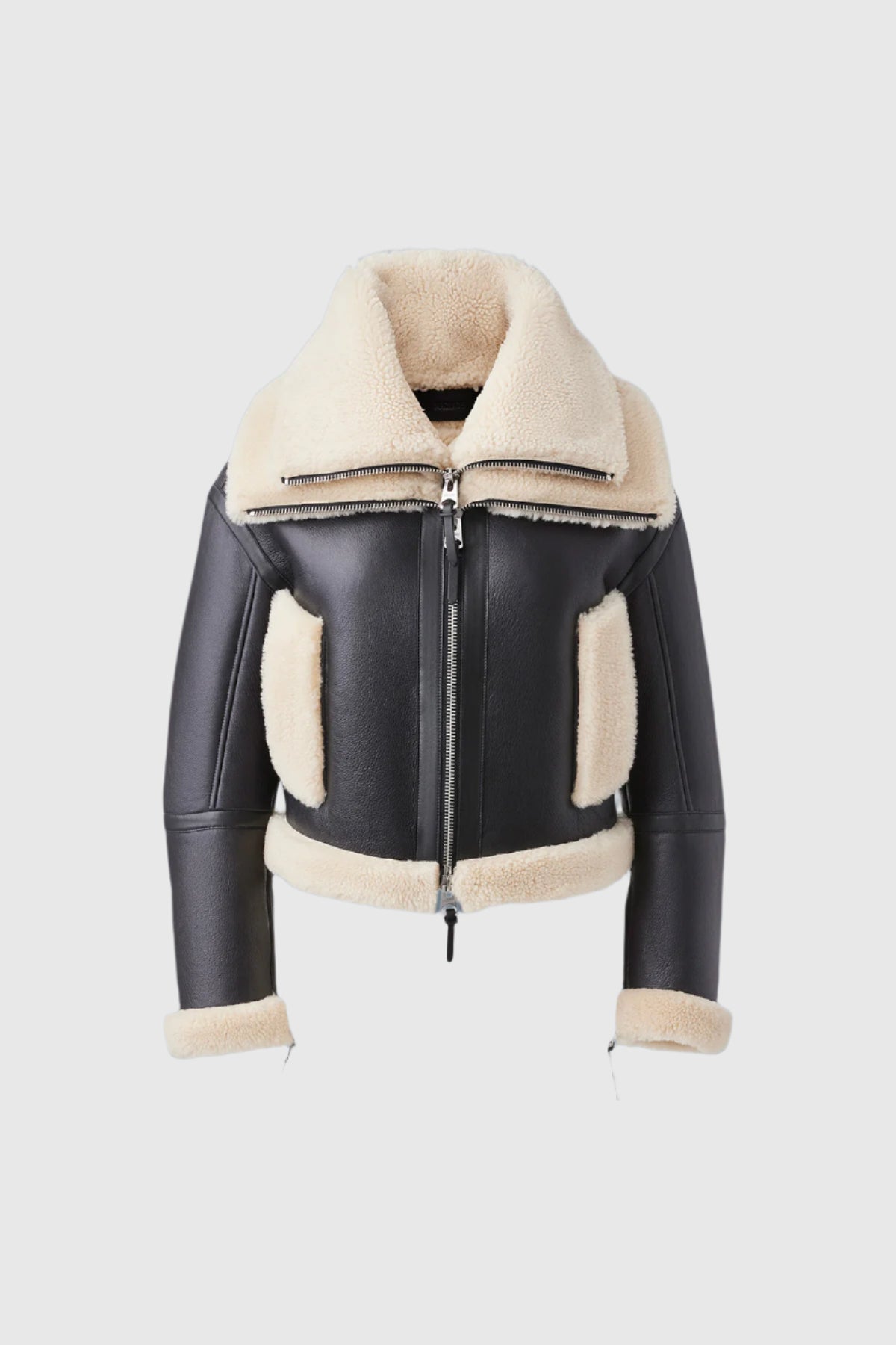 PENELOPA Sheepskin jacket with double collar for Women | Mackage® UK