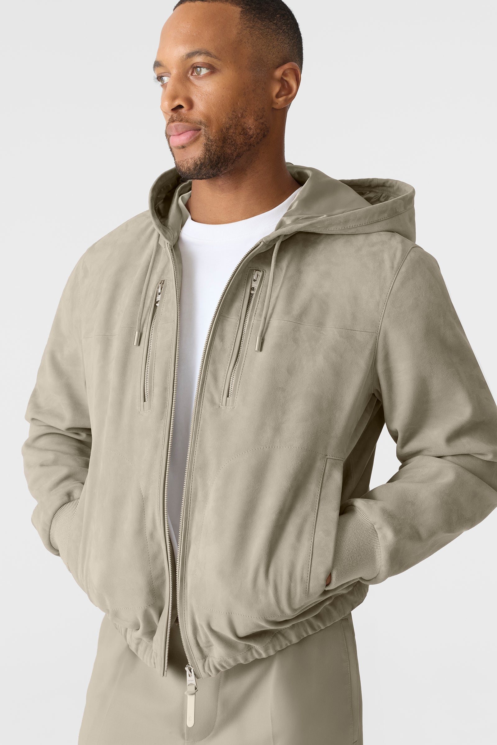 SYLAS-SU Suede Hooded Jacket for Men | Mackage® UK