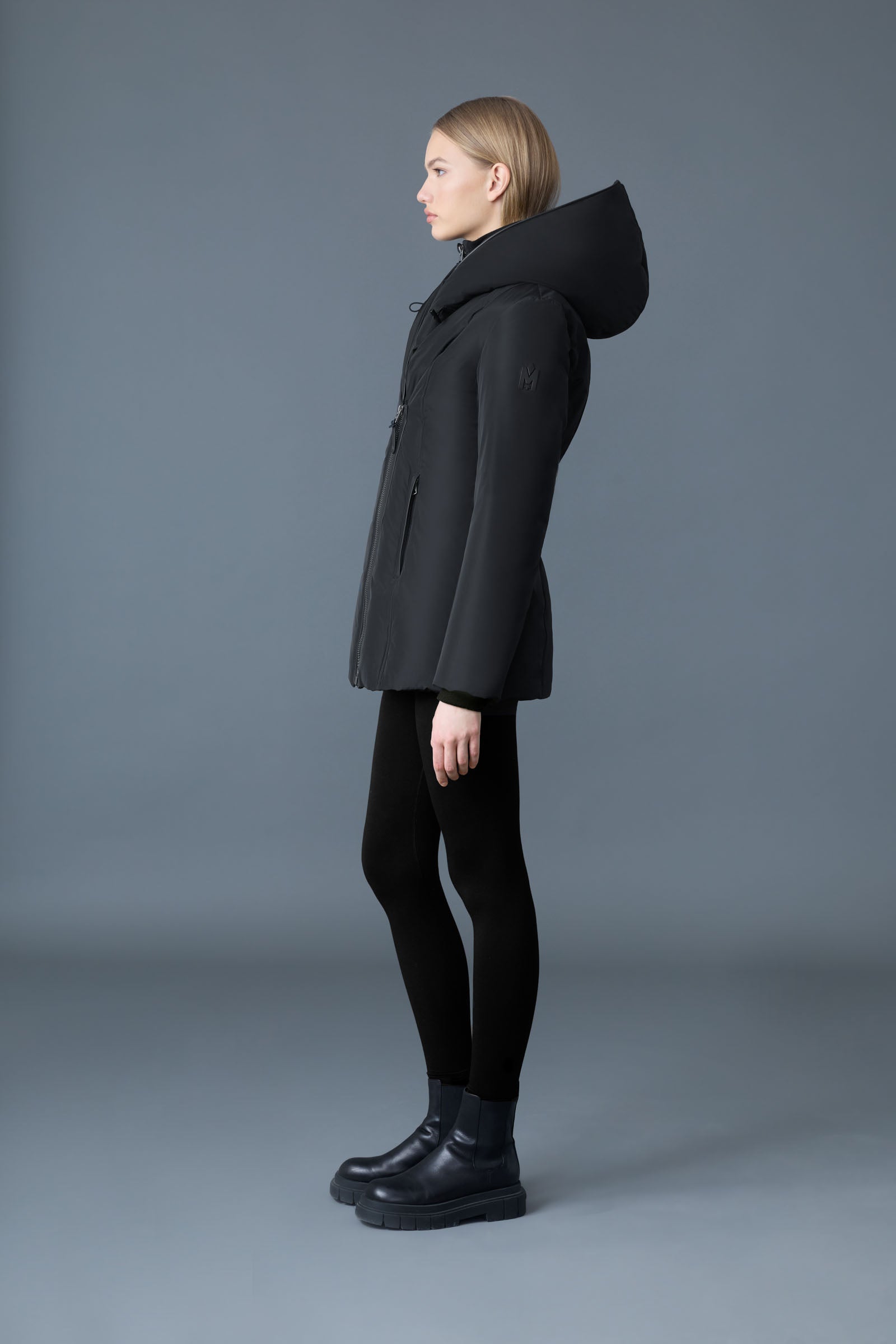 Adali-NFR, Down coat with Signature Mackage Collar for ladies