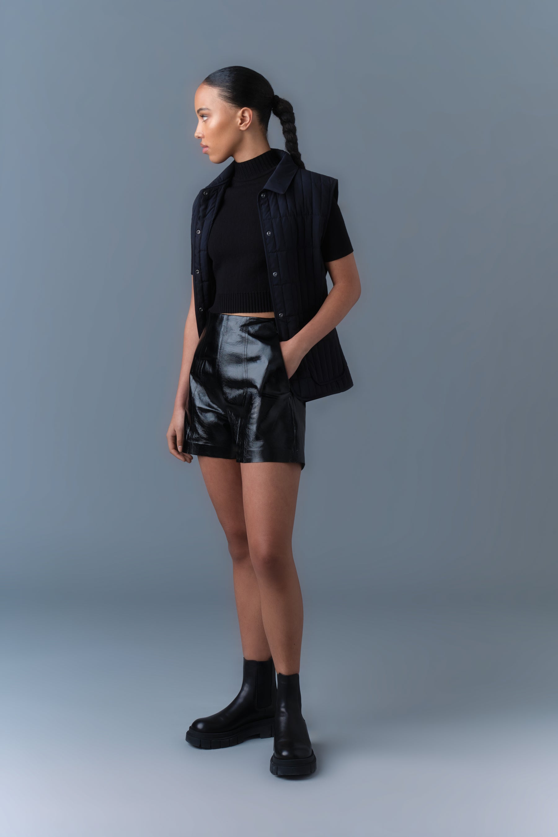 Leather shorts deals uk