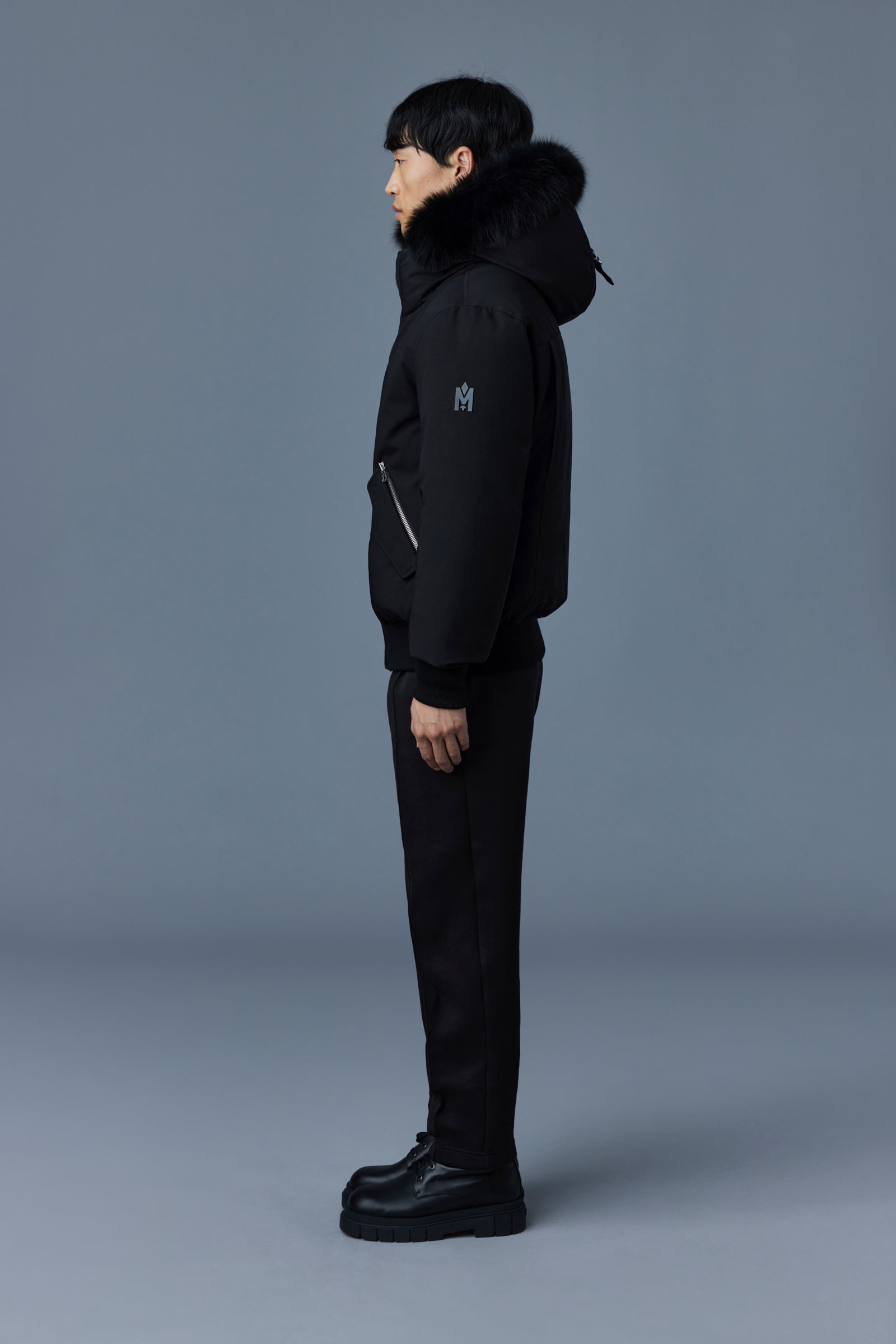 【新品】McGREGOR MODERN　メンズ　刺繍　ドラゴン　ブルゾン　黒　M McGREGOR（マックレガー）の「McGREGOR MODERN/マックレガーモダン