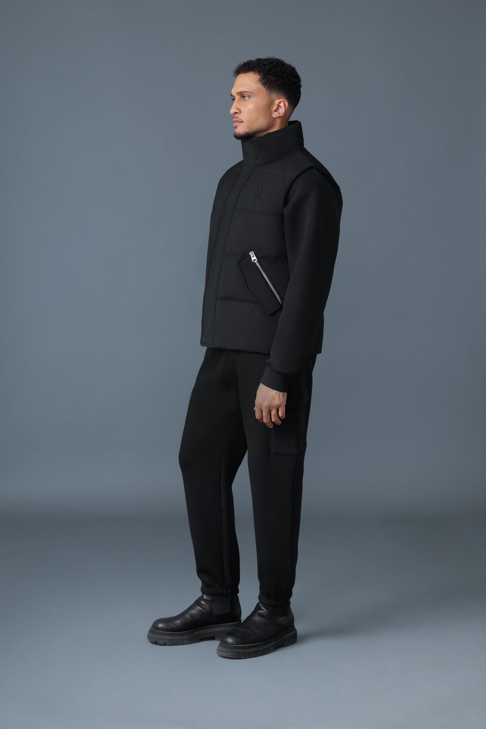 Joseph, Nordic Tech down vest with funnel collar for men | Mackage® UK