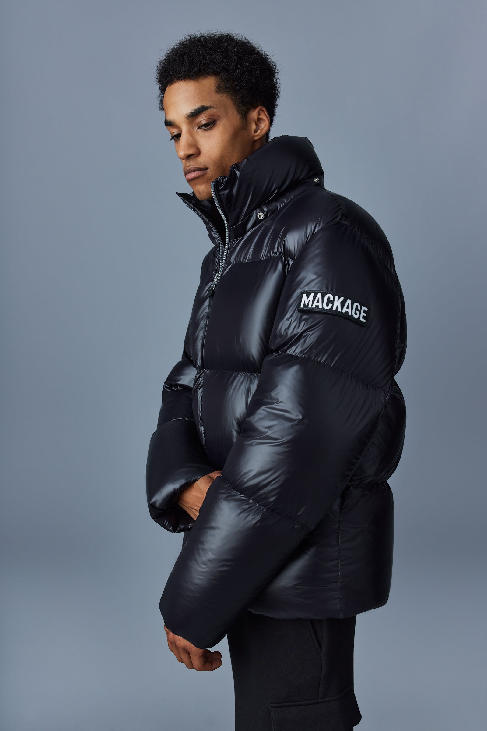 KENT-Z Lustrous Down jacket with hood for Men | Mackage® UK