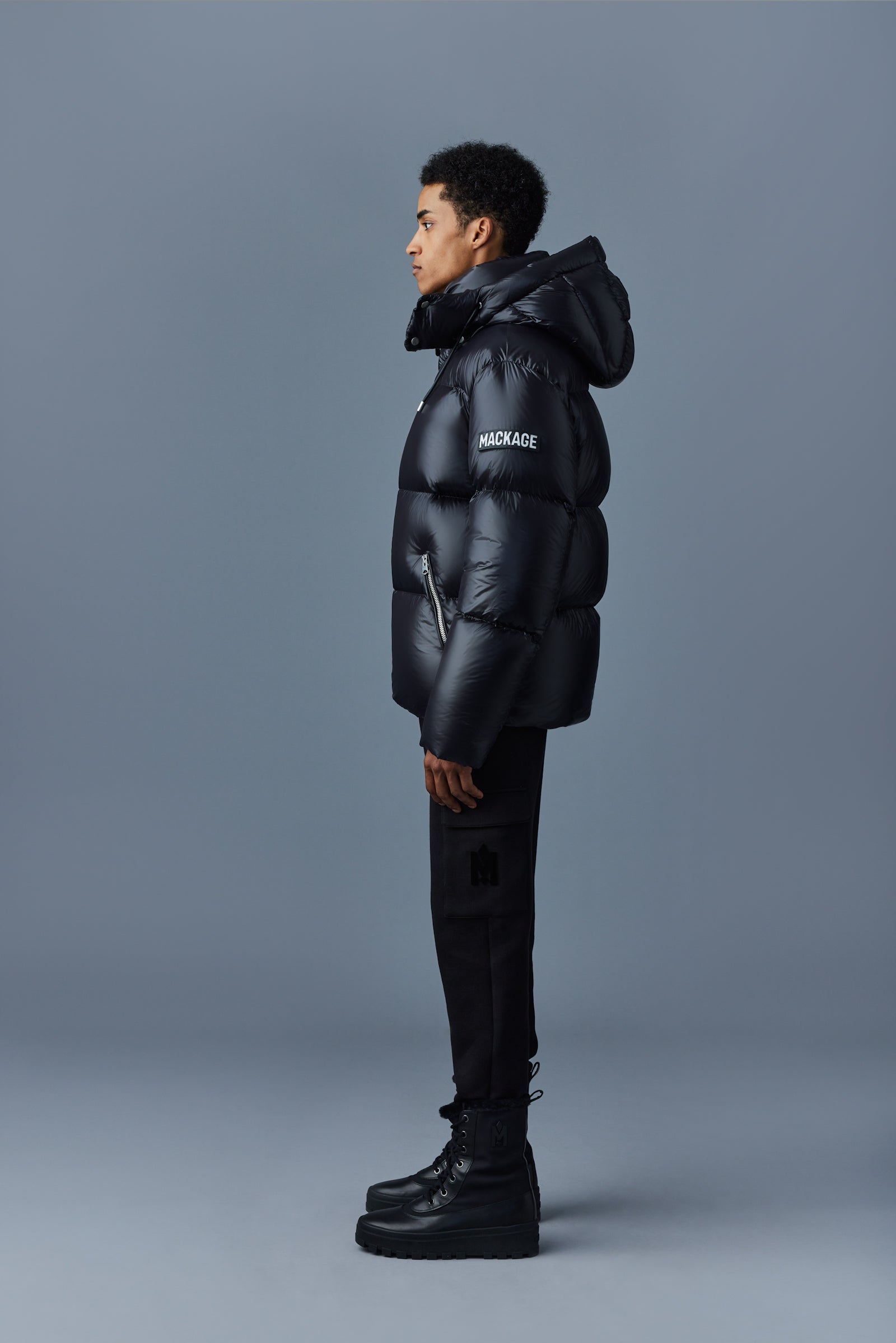 KENT-Z Lustrous Down jacket with hood for Men | Mackage® UK