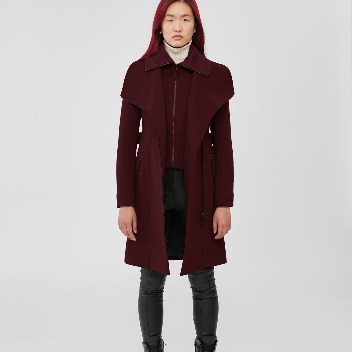 Nori 2 In 1 tailored wool coat Mackage UK