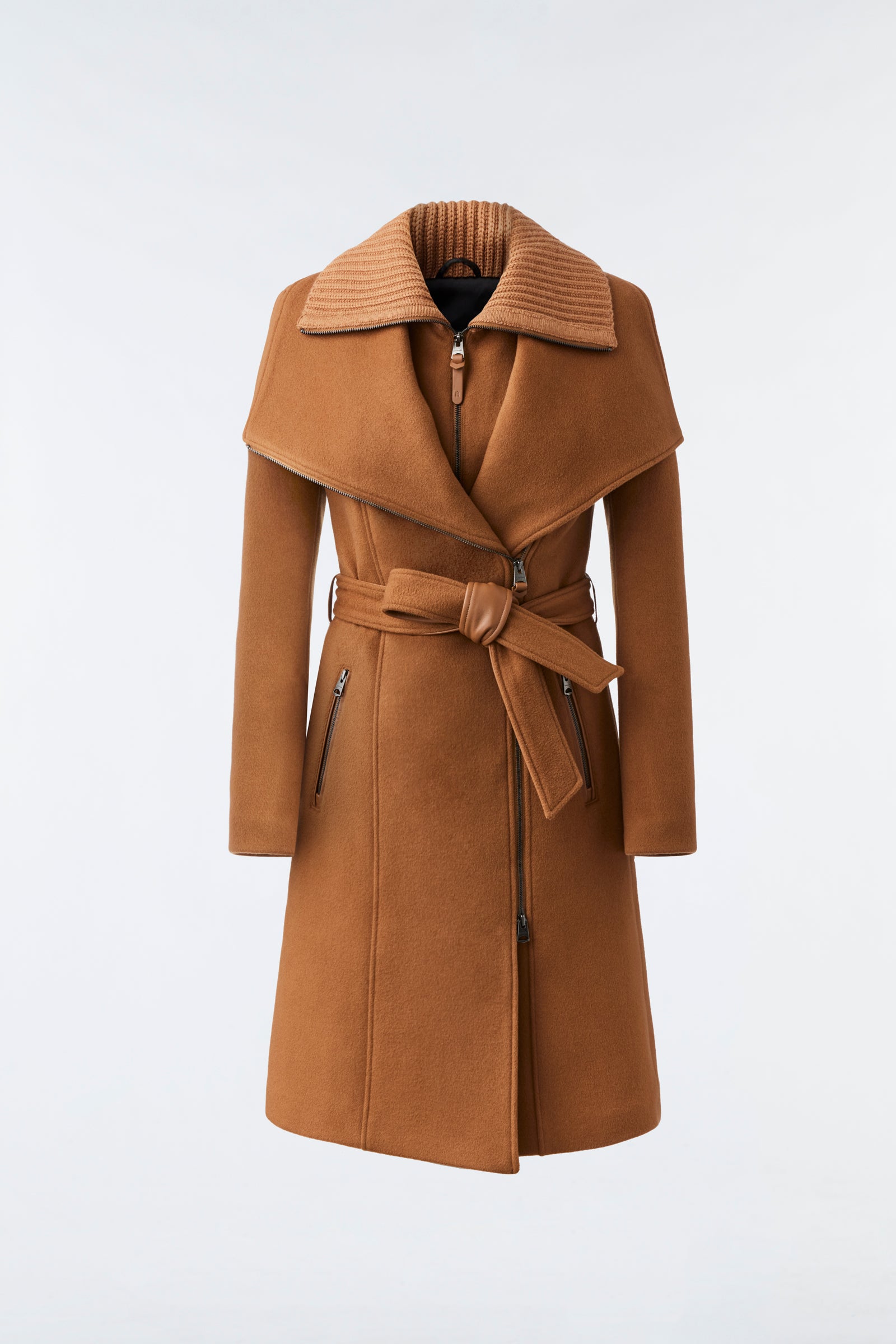 Nori 2 in 1 double face wool coat with sash for ladies Mackage UK
